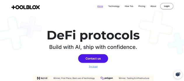 Toolblox homepage