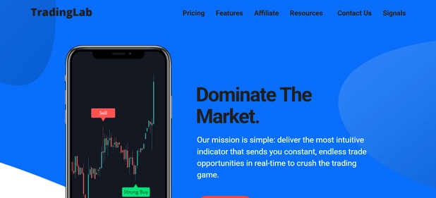 TradingLab AI homepage