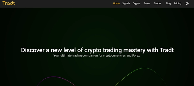 Tradt homepage
