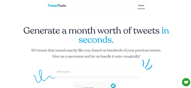 TweetTwin homepage