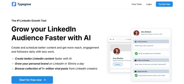 TypeGrow homepage