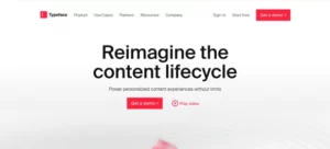 Typeface homepage