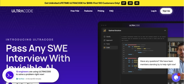 UltraCode homepage