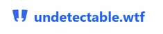Undetectable WTF logo