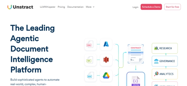 Unstract homepage