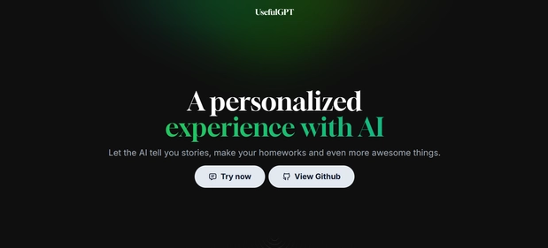 UsefulGPT homepage