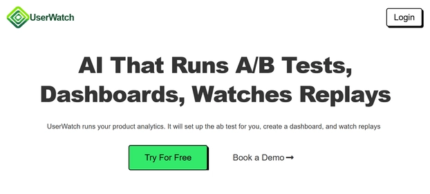 UserWatch homepage