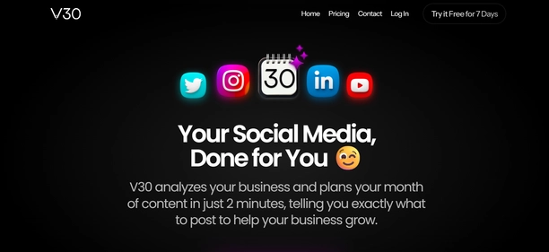 V30 homepage