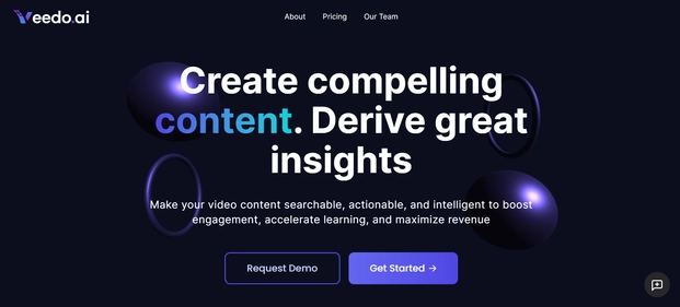 VeedoAI homepage