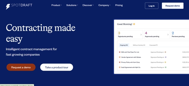 Verifai by Spotdraft homepage