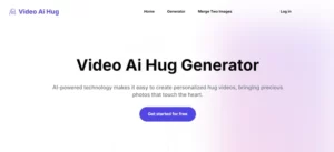 Video AI Hug homepage