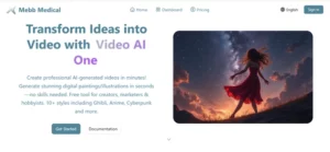 VideoAI One homepage