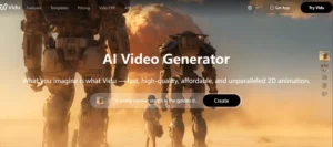 Vidu AI Video Generator homepage