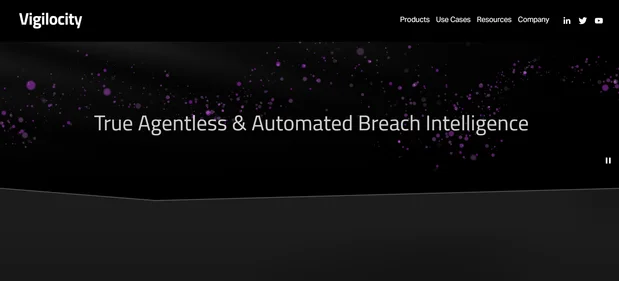 Vigilocity homepage