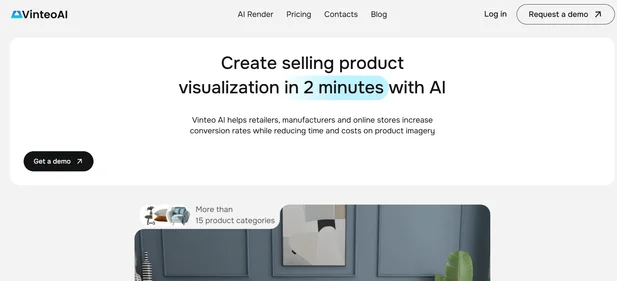Vinteo homepage