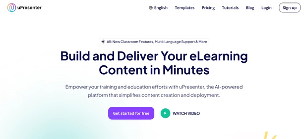 uPresenter homepage