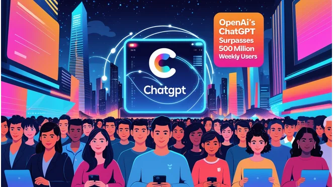 OpenAI’s ChatGPT Surpasses 500 Million Weekly Users