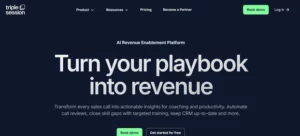 Triple Session AI Coach homepage